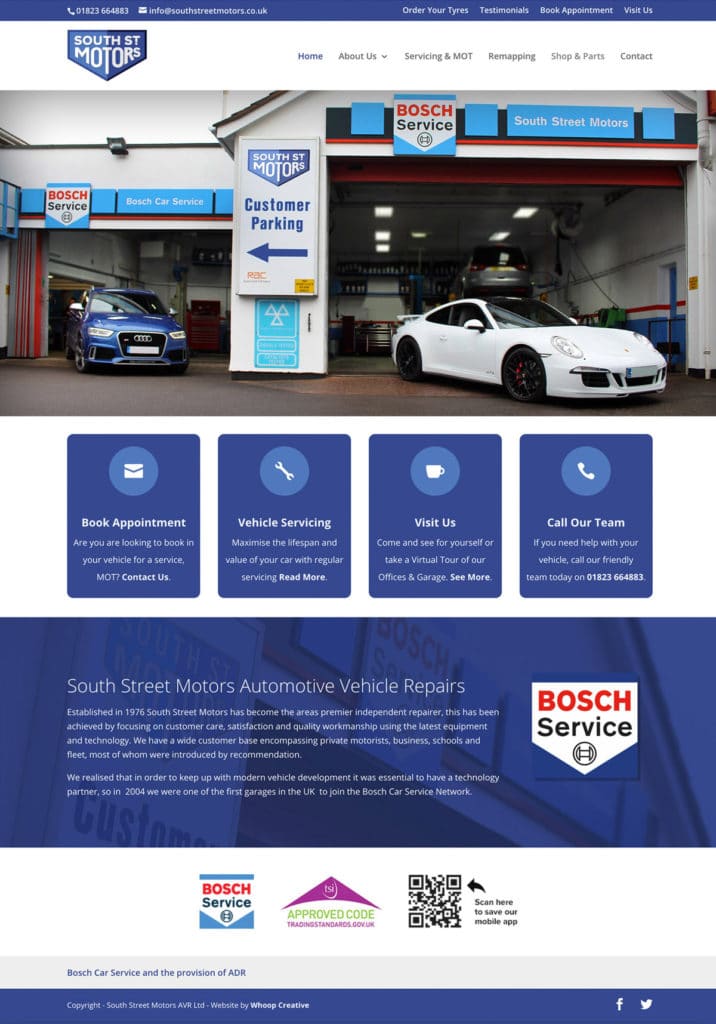 South Street Motors Website
